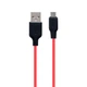 Кабель USB Hoco X21 Plus Silicone Micro Колір Чорно-Синій - изображение 8