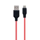 USB Hoco X21 Plus Silicone Type-C 2m Цвет Чёрно-Белый - изображение 3