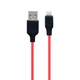 USB Hoco X21 Plus Silicone Lightning 2m Цвет Чёрно-Белый - изображение 7