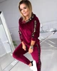Fashions • Оксамитовий спортивний костюм Dance Fashions 48-50 бордовий (629/630-аф) - зображення 1