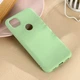 Силиконовый (TPU) чехол Deexe Silicone Case для Google Pixel 4A - Green - изображение 5