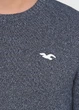 Свитер мужской - свитер Hollister HC6771M S Серо-синий - изображение 3