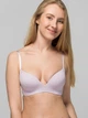 Бюстгальтер без косточек бесшовный с Push-up бесшовный brabrabra 015С 65A Лиловый (6907208007630) - изображение 1