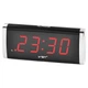 Часы VST-730-6 сетевые 220В led будильник, красная подсветка - изображение 1