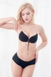 Невидимий силіконовий бюстгальтер Fly Bra Black, без бретель на шнурівці - зображення 5
