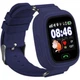 Детские телефон-часы с GPS трекером UWatch AG Q100 темно-синие - изображение 1