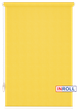 Ролета тканевая INROLL Есо-Mini 52,5х185 см Camila Лимонный A607 - изображение 1