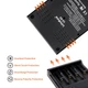 Зарядний пристрій Liitokala Lii-S4 4 канали Ni-Mh/Li-ion/LiFePo4, USB, LCD - зображення 7