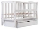 Кровать Babyroom Еліт маятник, ящик, откидной бок DEMYO-5 бук белый - изображение 4
