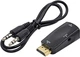 Адаптер STLab HDMI male - VGA Female c аудио-кабелем, HD 1080P Черный (U-991 black) - изображение 1