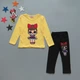 Костюм LOL Hacali kids для девочки 86-92 см Желтый с темно-синим 17741 - изображение 1
