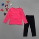 Костюм LOL Hacali kids для девочки 86-92 см Розовый с темно-синим 17740 - изображение 2