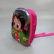 Рюкзак Niloya 3D Hacali kids для дівчинки Малиновий 17763 - зображення 3