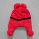 Зимова шапка Fashion kids для дівчинки 48-54 см Червона 15286 - зображення 3