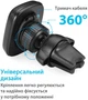 Автодержатель для телефона магнитный Grand-X MT-01 Black - изображение 4