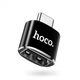 Перехідник з Type-C USB HOCO UA5 USB to Type-C Male OTG. Black - зображення 5