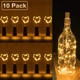 10 Світлодіодних Гірлянд Пробка Нитка для Пляшки 2м 20 LED для Створення Фотозон і Атмосфери, теплий білий (SUN-500N) - зображення 1
