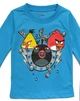 Пижама Angry Birds Baby Gap для мальчика 90 см Синяя с темно-синим 7930 - изображение 3