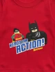 Піжама Batman&Robin Baby Gapok для хлопчика 90 см Червона з темно-синім 5709 - зображення 3