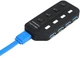 USB-хаб Lapara USB 3.0 4 порти з 4-ма вимикачами та БП (LA-USB305) - зображення 2
