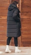 Жіноча зимова куртка подовжена MODA 00071 (58) 5XL Чорний (00071/3 F ) - зображення 7