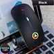 Мышь беспроводная SKY (A2) Black, аккумулятор, RGB - изображение 2