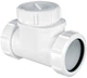 Патрубок пластиковый McALPINE T28M-NRV-40 с обратным клапаном 40х40 мм (5036484045836) - изображение 1