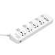 Удлинитель сетевой Ldnio SC4408 белый 4USB 4 розетки - изображение 2