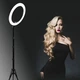 Кольцевая лампа для селфи со штативом Ring Light R14Tripod-36см кольцевой свет с тремя держателями телефона, пультом и сумкой - изображение 10