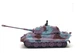 Танк микро р/у 1:72 Great Wall Toys King Tiger со звуком Фиолетовый 35MHz - изображение 2