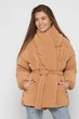 Жіноча куртка з поясом X-Woyz LS-8881-6 M пісочний - изображение 8