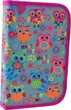 Пенал Smart Funny owls твердый одинарный с двумя клапанами 1 отделение Разноцветный (532020) - изображение 1
