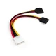 Кабель питания SATA power 0.2m 2 connectors Vinga (VCPSATA2PW2) - изображение 1