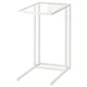 Приставной стеклянный стол для ноутбука IKEA (ИКЕА) VITTSJÖ 35x65 см Белый 903.034.46 - изображение 2