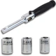 Ключ динамометрический S&R 1/2" 70-170 Нм 490 мм + головки 17,19,21 мм, 230 мм рукоятка с квадратом 1/2", крестовый (465012170) - изображение 4