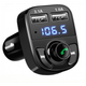 FM трансмиттер в автомобиль Модулятор Сarg X8 с Bluetooth MP3 AUX - изображение 1