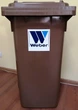 Сміттєвий контейнер (бак) WEBER Німеччина 240л коричневий - зображення 1