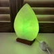 Соляна лампа - Нічник HealthLamp Зелений Листочок з регулятором яскравості в Подарунковій упаковці - зображення 3