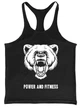 Майка Power and Fitness Pink Hero черная 11910 XXL - изображение 2