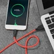 Кабель Hoco X21 USB to Type-C 1m черно-красный - изображение 2