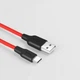 Кабель Hoco X21 USB to Type-C 1m черно-красный - изображение 3