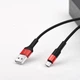 Кабель Hoco X26 USB to Type-C 1m черно-красный - изображение 4
