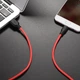Кабель Hoco X21 Plus USB to MicroUSB 2m чорно-червоний - зображення 2