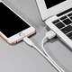Кабель Hoco X1 2 кабеля USB to Lightning 1m белый - изображение 2
