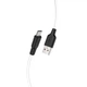 Кабель Hoco X21 Plus USB to MicroUSB 1m чорно-білий - зображення 1