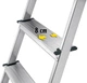Стремянка алюминиевая Hailo L60 Standard Line 4 ступени (8160407) - изображение 6