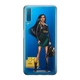 Тонкий cиликоновый чехол Unique Covers на Samsung Galaxy A7 2018 с рисунком модной девушки с сумкой фенди (2037 Galaxy A750) - изображение 1