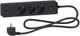 Сетевой удлинитель Schneider 3 розетки + 2 USB 1.5 м Black (ST943U1B) - изображение 1
