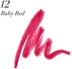 Kredka do ust Max Factor Colour Elixir Lip Liner 012 Ruby Red 1.2 g (3614227128484) - obraz 2