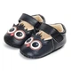 Пинетки "Совы" My First Shoes для девочки 11 см (длина подошвы) Черные 17069 - изображение 1